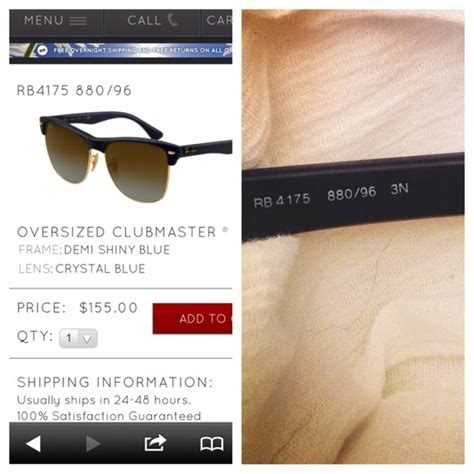 verify ray-ban serial number